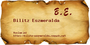 Bilitz Eszmeralda névjegykártya